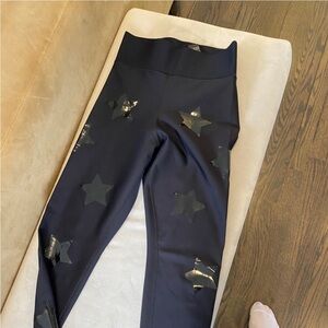 New Ultracor black on Black  star  leggings